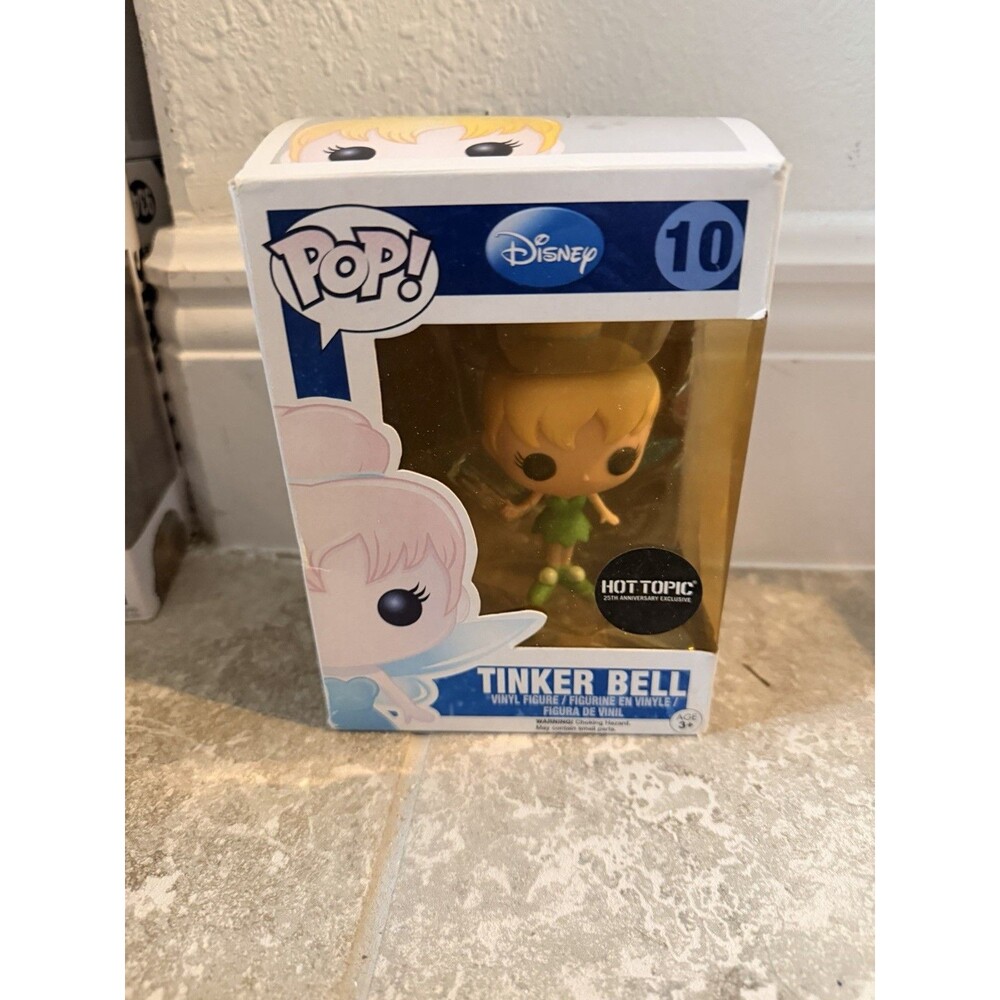 Funko Pop! Vinyl: Tinker Bell #10 Disney Hot Topic Exclusive 25th Anniversary